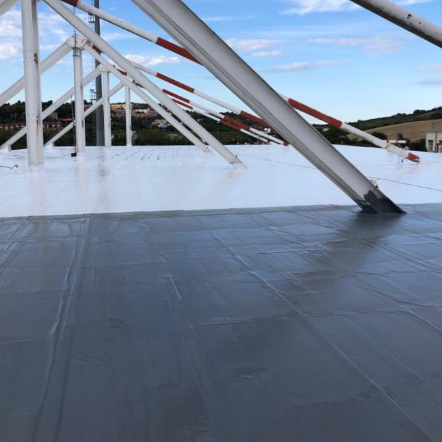 Conero Stadium waterproofing - During